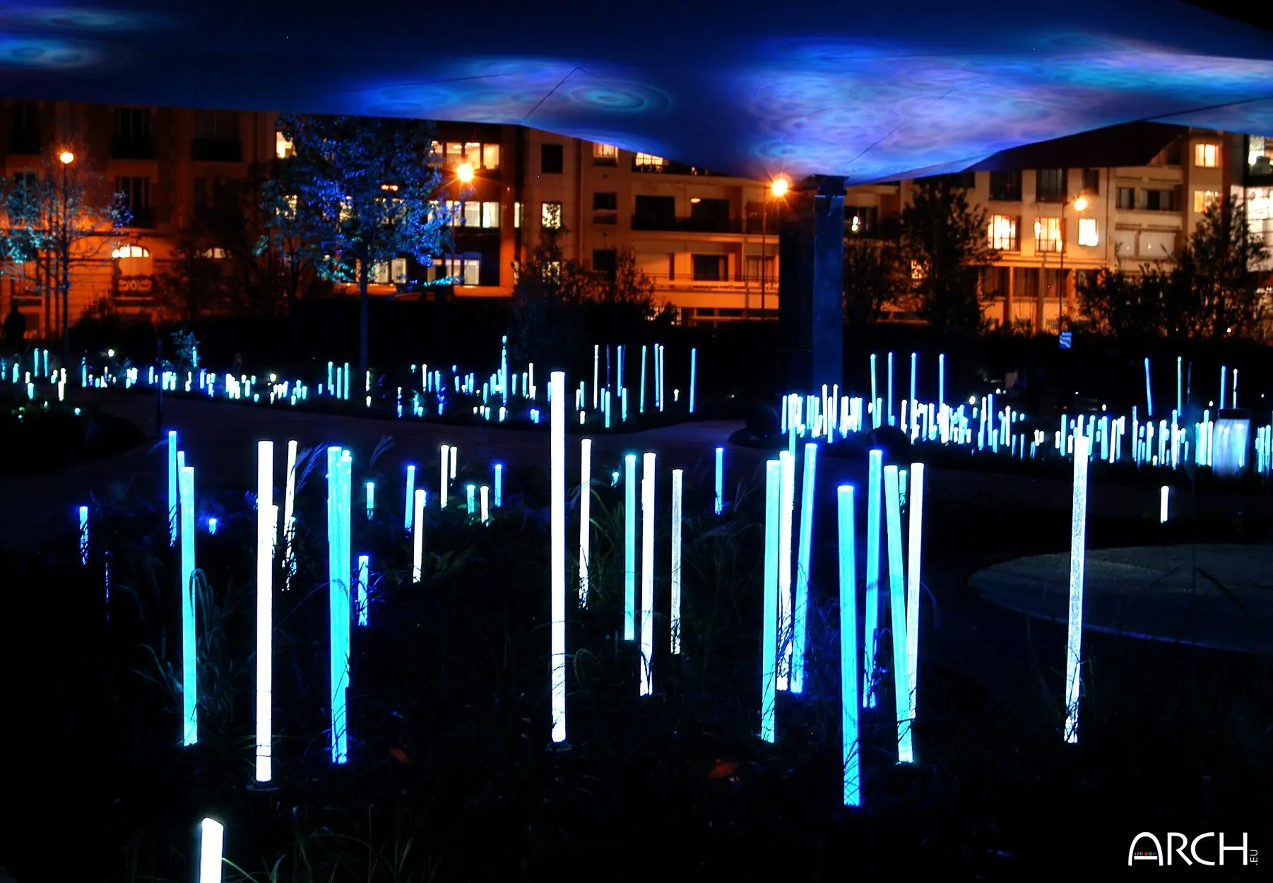 Eclairage LED ARCH installé au Musée du Quai Branly à Paris