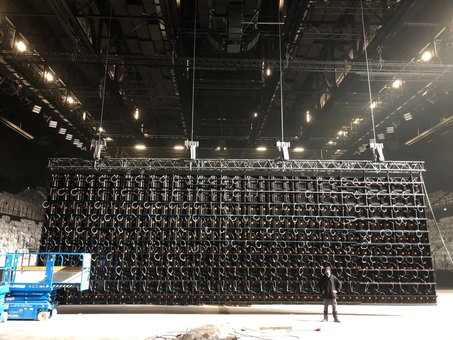 Ecrans LED ARCH installés à l'Arena du Futuroscope de Poitiers